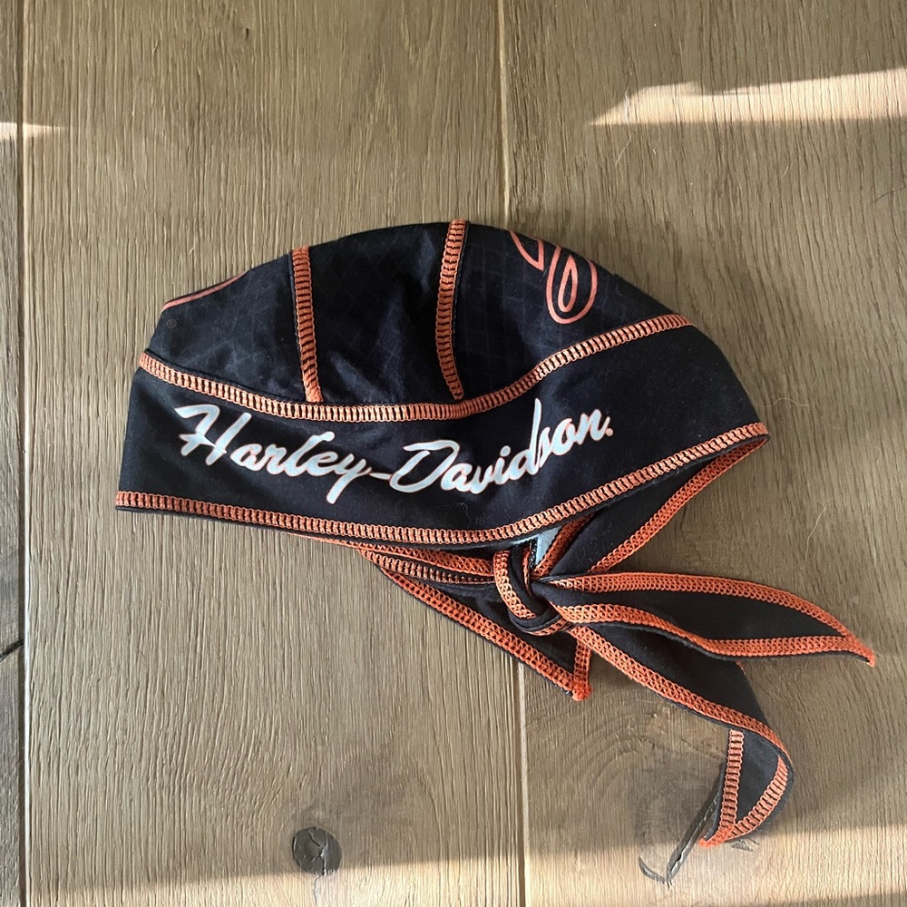 Harley-Davidson Black and Orange Scarf